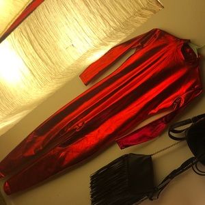 Britney Red Jumpsuit!